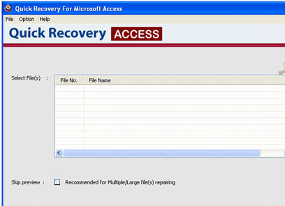 Repair MS Access Screenshot 1