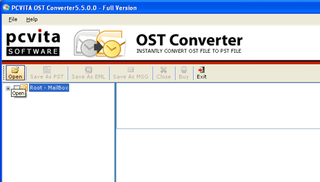 OST2PST Converter Tool Screenshot 1