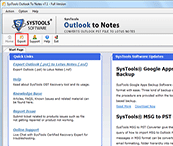 Outlook PST to Lotus Notes NSF Converter Screenshot 1