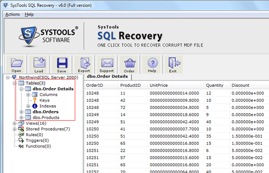 Best SQL File Recovery Tool Screenshot 1
