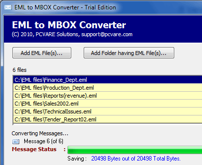 EML to Mac Converter Screenshot 1