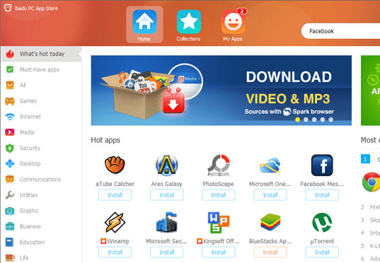 Baidu App Store Screenshot 1