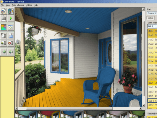 Color Style Studio exterior paint colors Screenshot 1