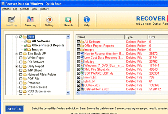 Get Back Windows Data Screenshot 1