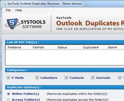 Free Remove Duplicates in Outlook Screenshot 1