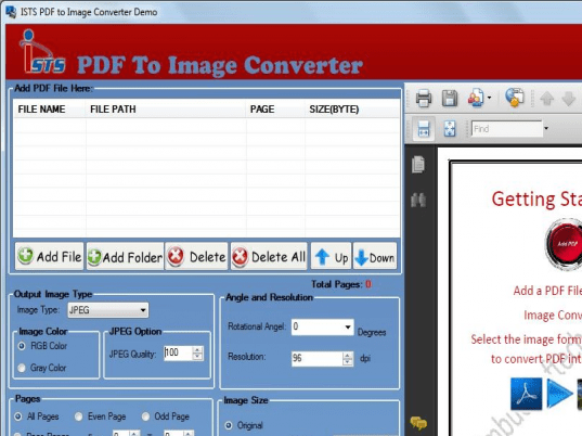 PDF to Picture File Screenshot 1