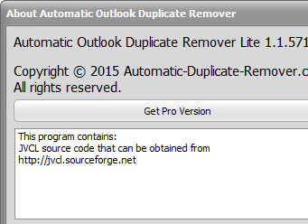 Automatic Outlook Duplicate Remover Screenshot 1