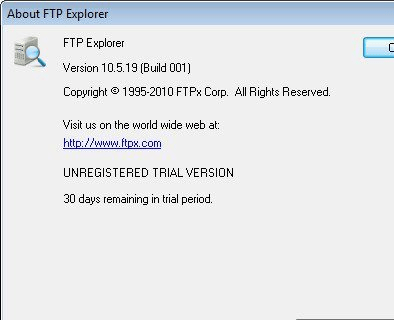 FTP Explorer Screenshot 1