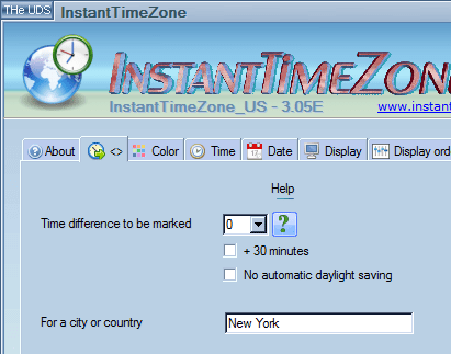 InstantTimeZone Screenshot 1