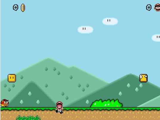 Super Mario Game Screenshot 1