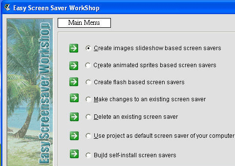 Easy screen saver workshop Screenshot 1