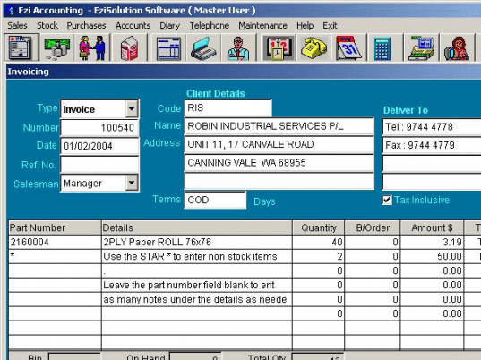 Ezi Accounting for Business Screenshot 1