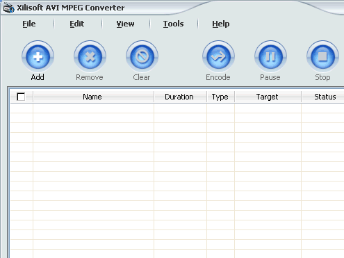 Xilisoft AVI MPEG Converter Screenshot 1