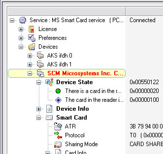 SCardX Easy v1.3 smart cards ActiveX control Screenshot 1