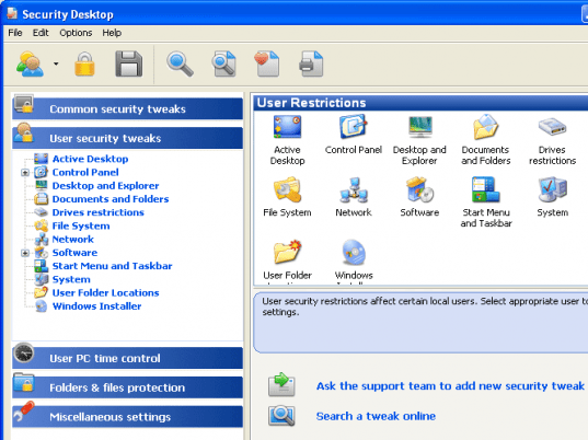 Security Desktop Tool Screenshot 1