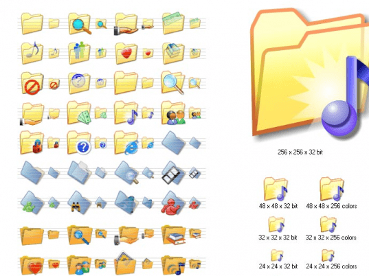 Folder Icon Set Screenshot 1
