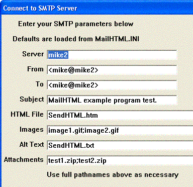 SMTP/POP3 Email Engine for Visual Basic Screenshot 1