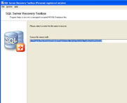 SQL Server Recovery Toolbox Screenshot 1