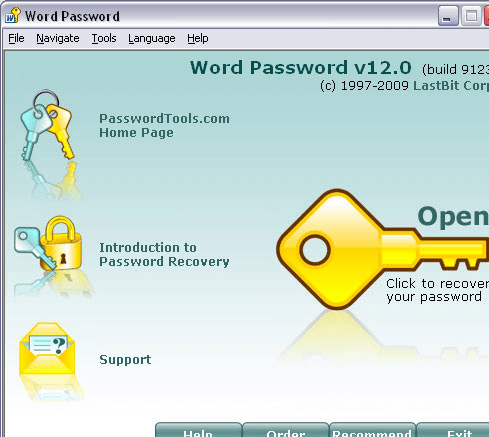 LastBit Word Password Recovery Screenshot 1