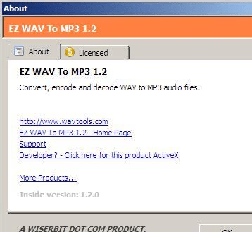EZ WAV To MP3 Screenshot 1