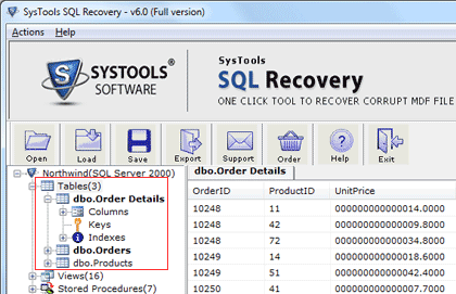 Repair SQL Database 2008 Screenshot 1