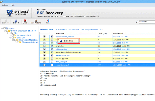 Fix Backup Database Screenshot 1