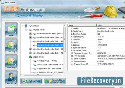 File Recovery Screenshot 1