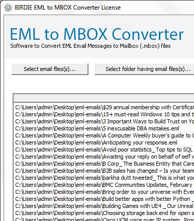 Best EML to MBOX Converter Screenshot 1
