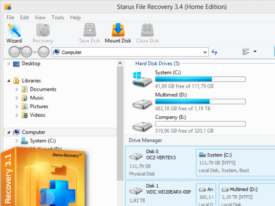Starus File Recovery Screenshot 1