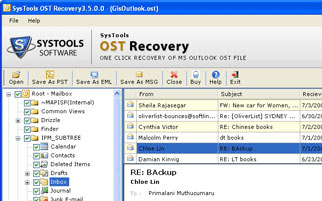 OST to Outlook File Converter Screenshot 1
