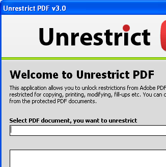 Unlock PDF Restrictions Screenshot 1