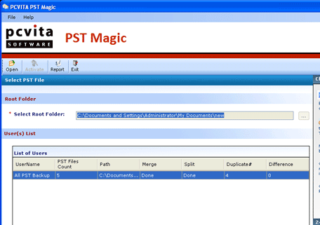 Merge PST Outlook File Screenshot 1