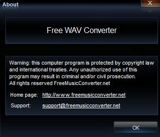 Free WAV Converter Screenshot 1