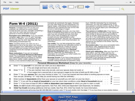 Open PDF Files Screenshot 1