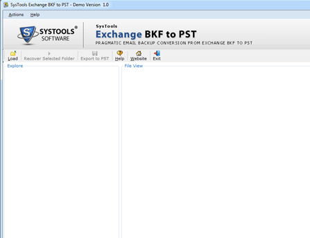 Backup Exchange Mailbox to PST Screenshot 1