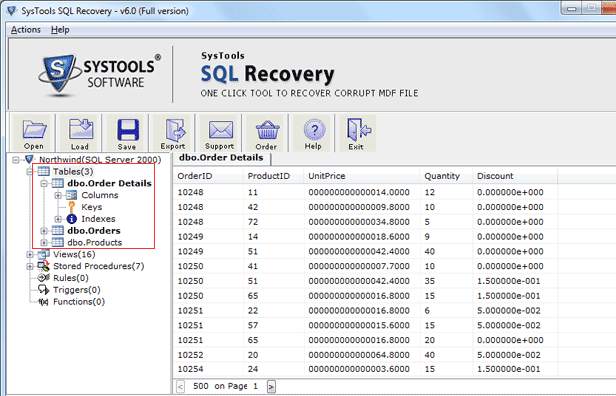 Complete MS SQL Server Recovery Screenshot 1