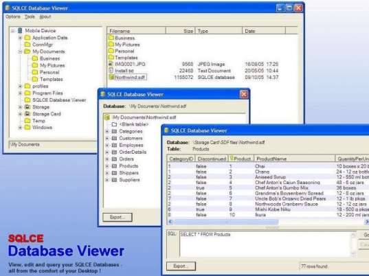 SQLCE Database Viewer Screenshot 1