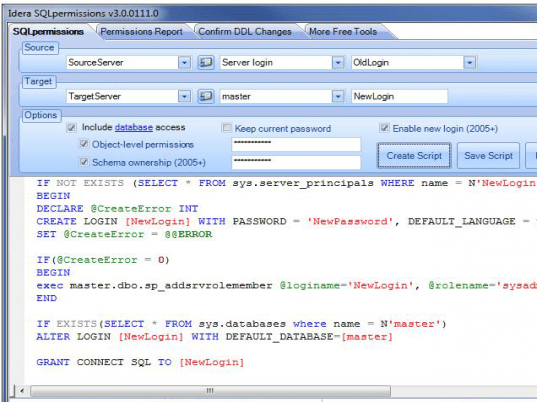 SQL Permissions Extractor Screenshot 1