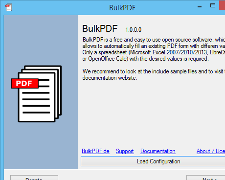 BulkPDF Screenshot 1
