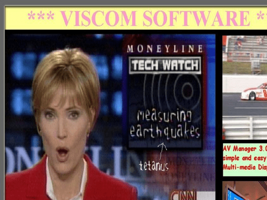 VISCOM Digital Signage Display Software Screenshot 1
