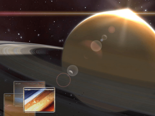 Saturn Observation 3D Screensaver Screenshot 1