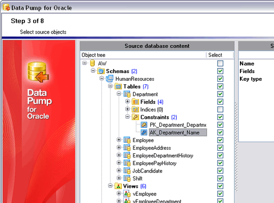 EMS Data Pump for Oracle Screenshot 1