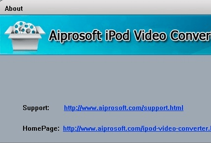 Aiprosoft iPod Video Converter Screenshot 1