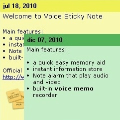 Voice Sticky Notes Screenshot 1