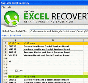 Fix Damaged Excel File Screenshot 1