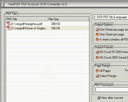 PDF to Editable Excel Converter Screenshot 1