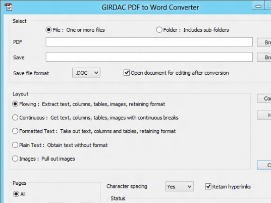 pdf to word converter Screenshot 1