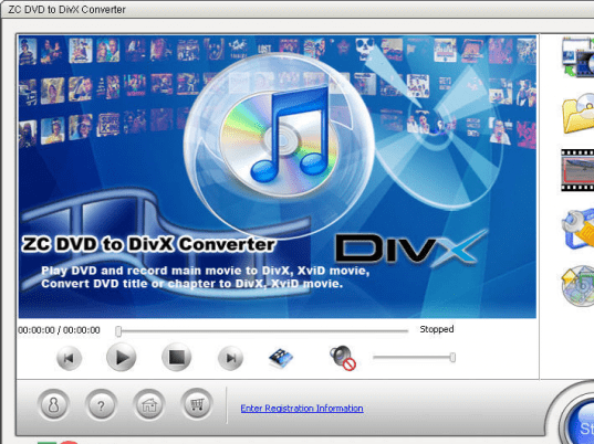 ZC DVD to DivX Converter Screenshot 1