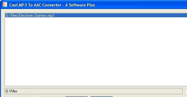 Cool MP3 To AAC Converter Screenshot 1