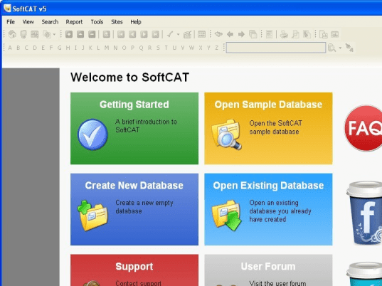 SoftCAT Screenshot 1